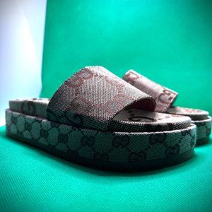 Gucci Platform Slides/Sandals